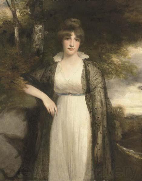 John Hoppner Portrait in oils of Eleanor Agnes Hobart, Countess of Buckinghamshire Norge oil painting art
